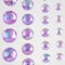 Recollections™ Rhinestones, Adhesive Backed Light Purple